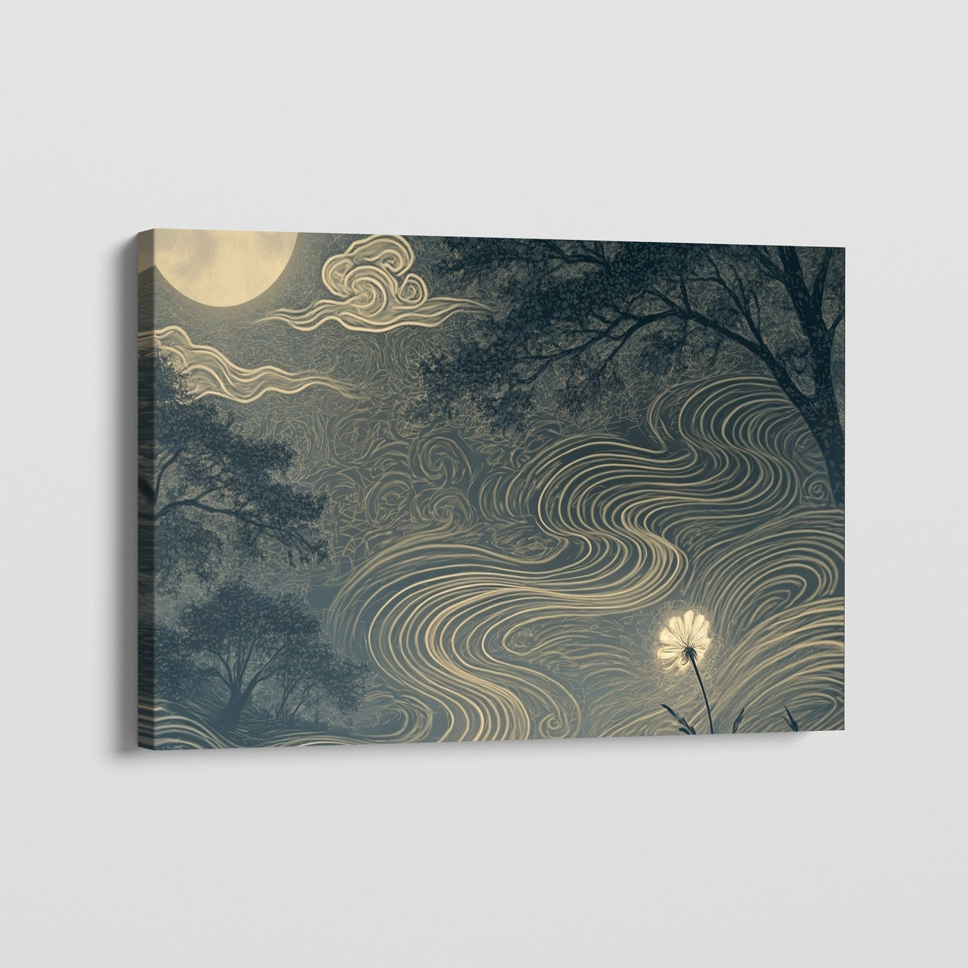 GRADIENT WAVES CANVAS