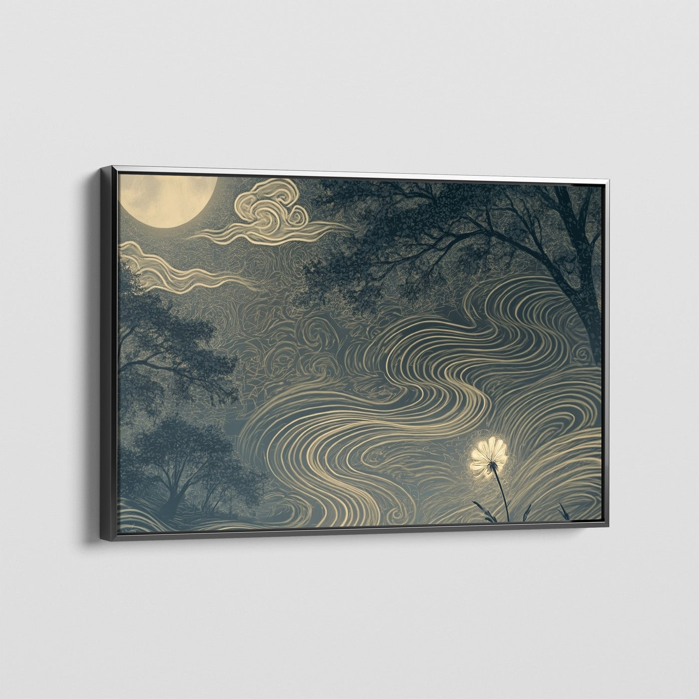 GRADIENT WAVES CANVAS