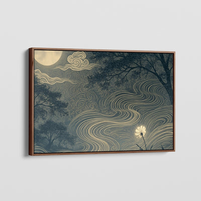 GRADIENT WAVES CANVAS