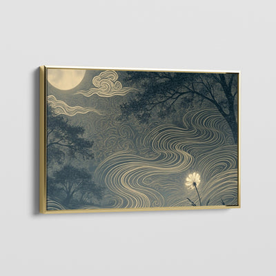 GRADIENT WAVES CANVAS