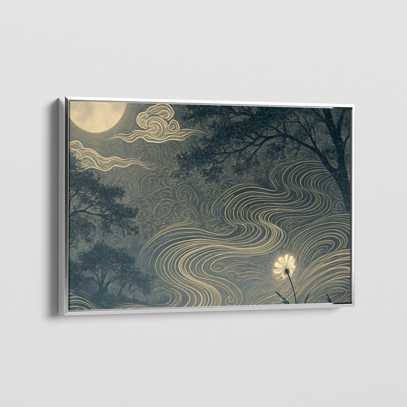 GRADIENT WAVES CANVAS