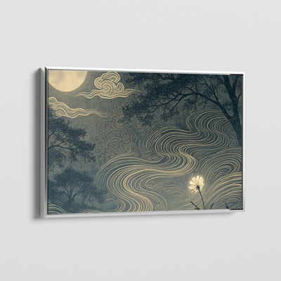 GRADIENT WAVES CANVAS