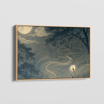 GRADIENT WAVES CANVAS