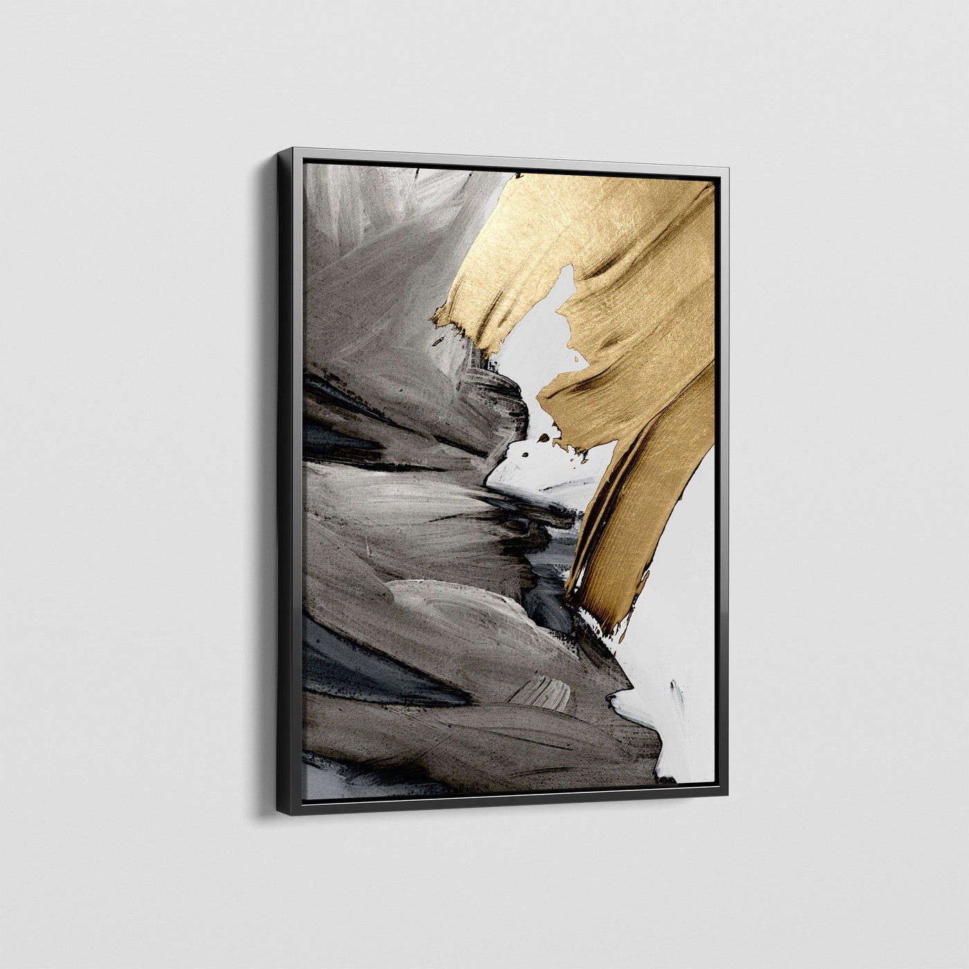 GOLD AND GREY CANVAS
