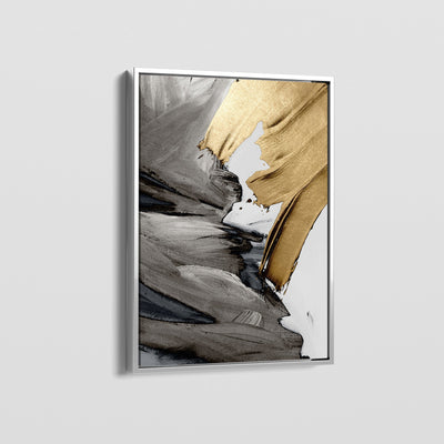 GOLD AND GREY CANVAS
