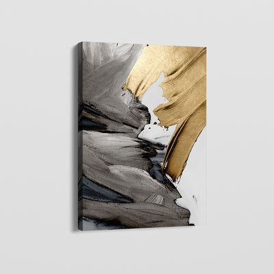 GOLD AND GREY CANVAS