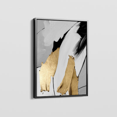 GOLD AND GREY CANVAS