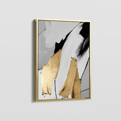 GOLD AND GREY CANVAS