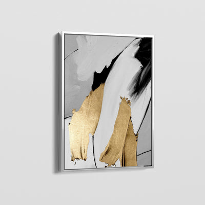 GOLD AND GREY CANVAS