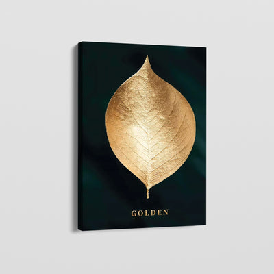 GOLD LEAVES CANVAS