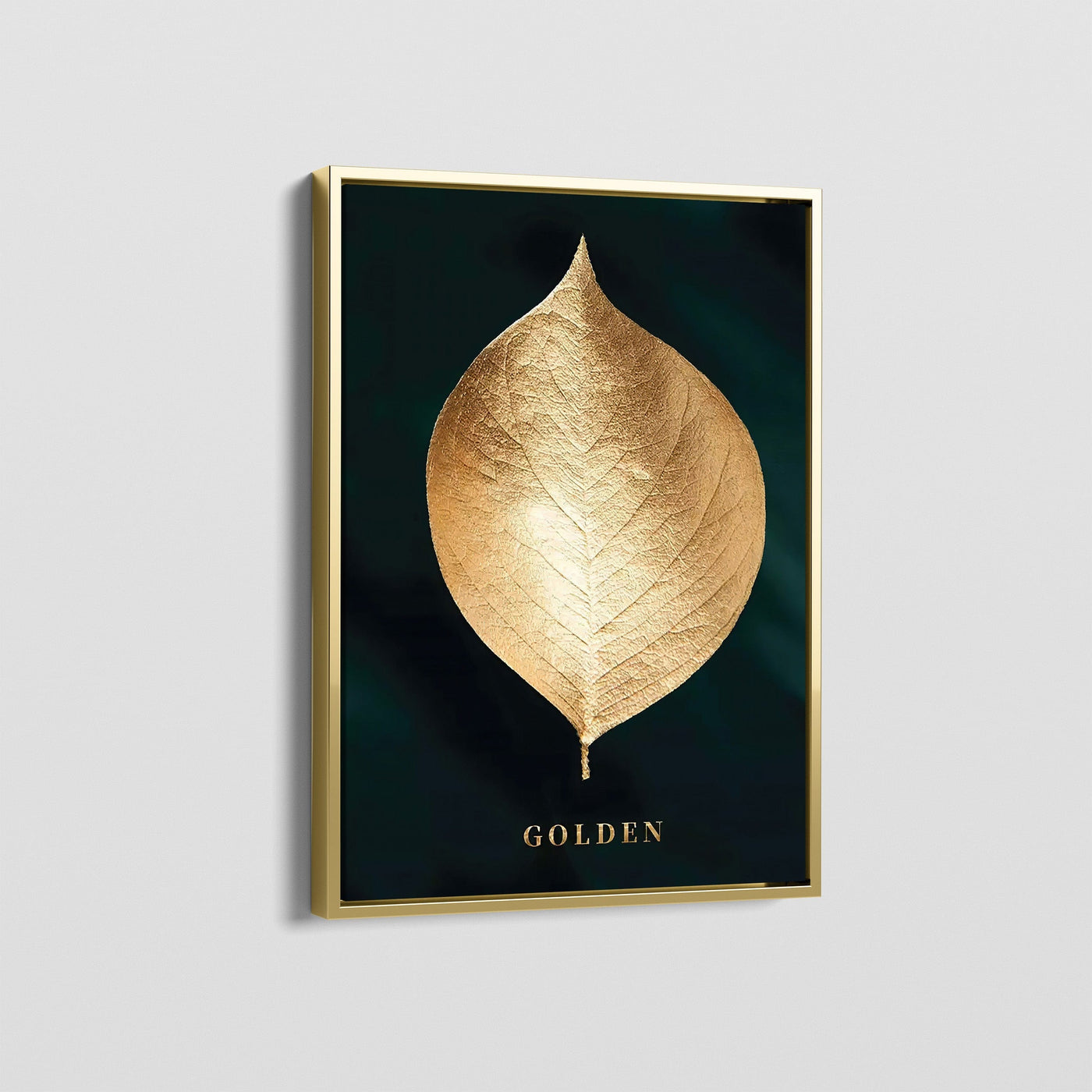 GOLD LEAVES CANVAS