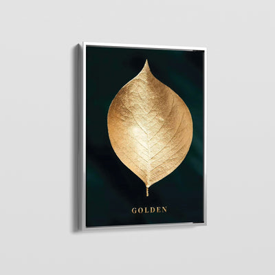GOLD LEAVES CANVAS