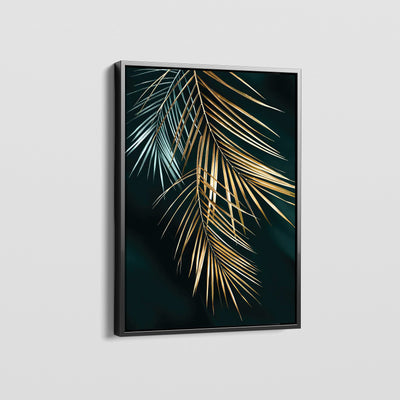 GOLD LEAVES CANVAS