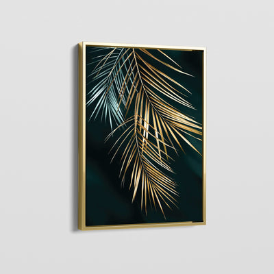 GOLD LEAVES CANVAS