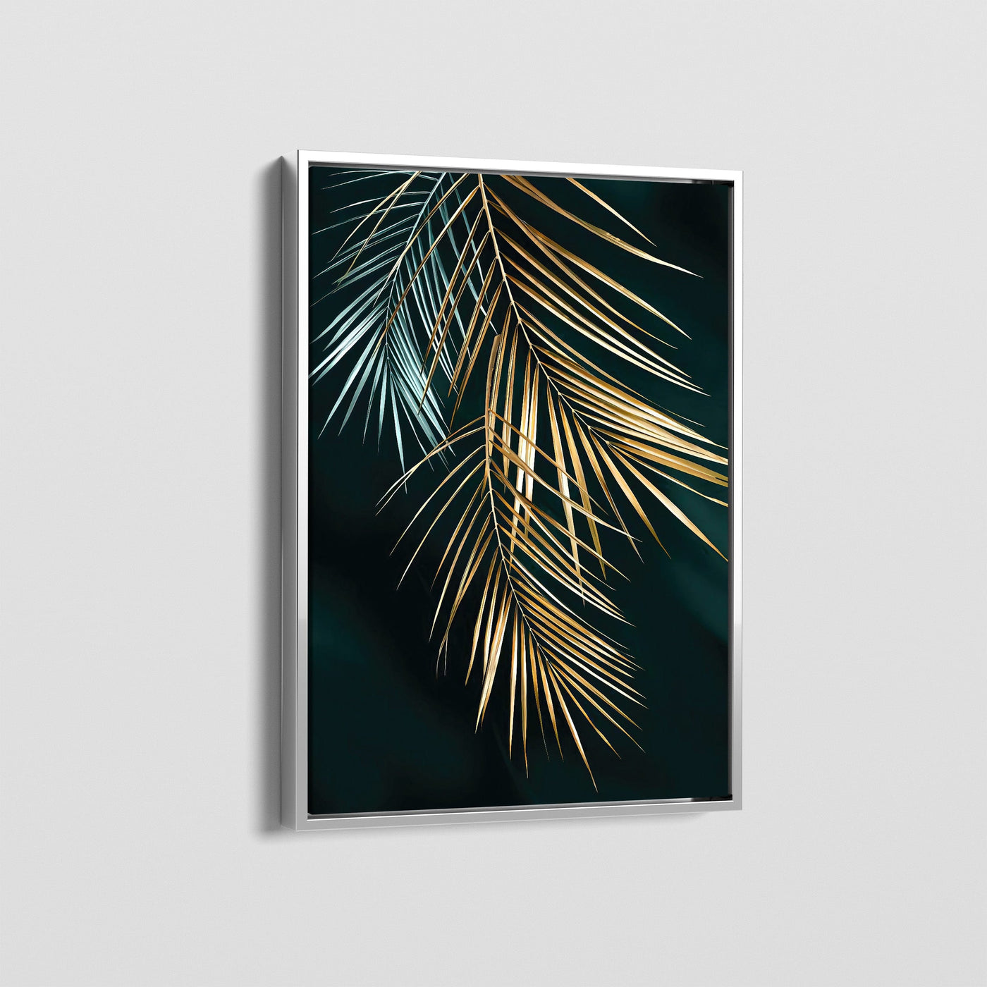 GOLD LEAVES CANVAS