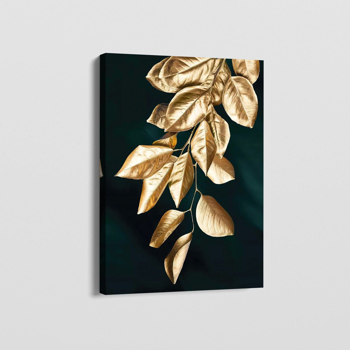 GOLD LEAVES CANVAS