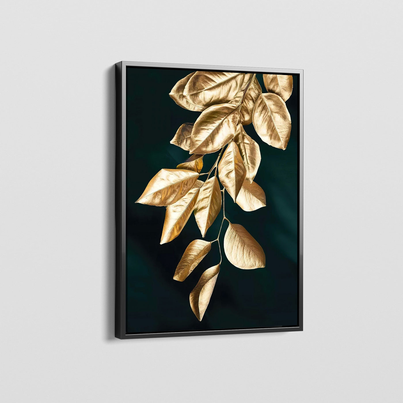GOLD LEAVES CANVAS