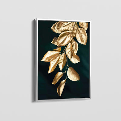 GOLD LEAVES CANVAS