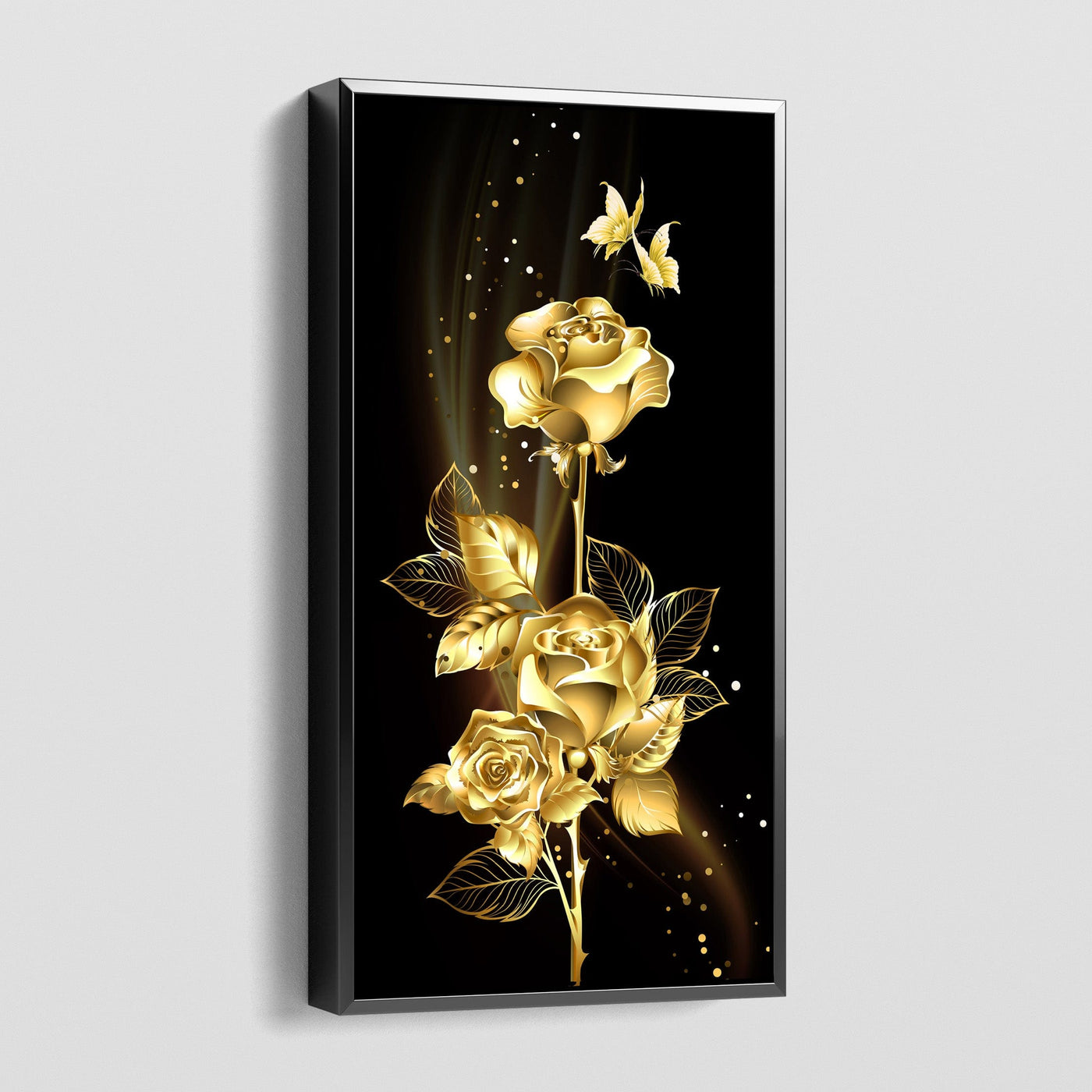 GOLD ROSES CANVAS