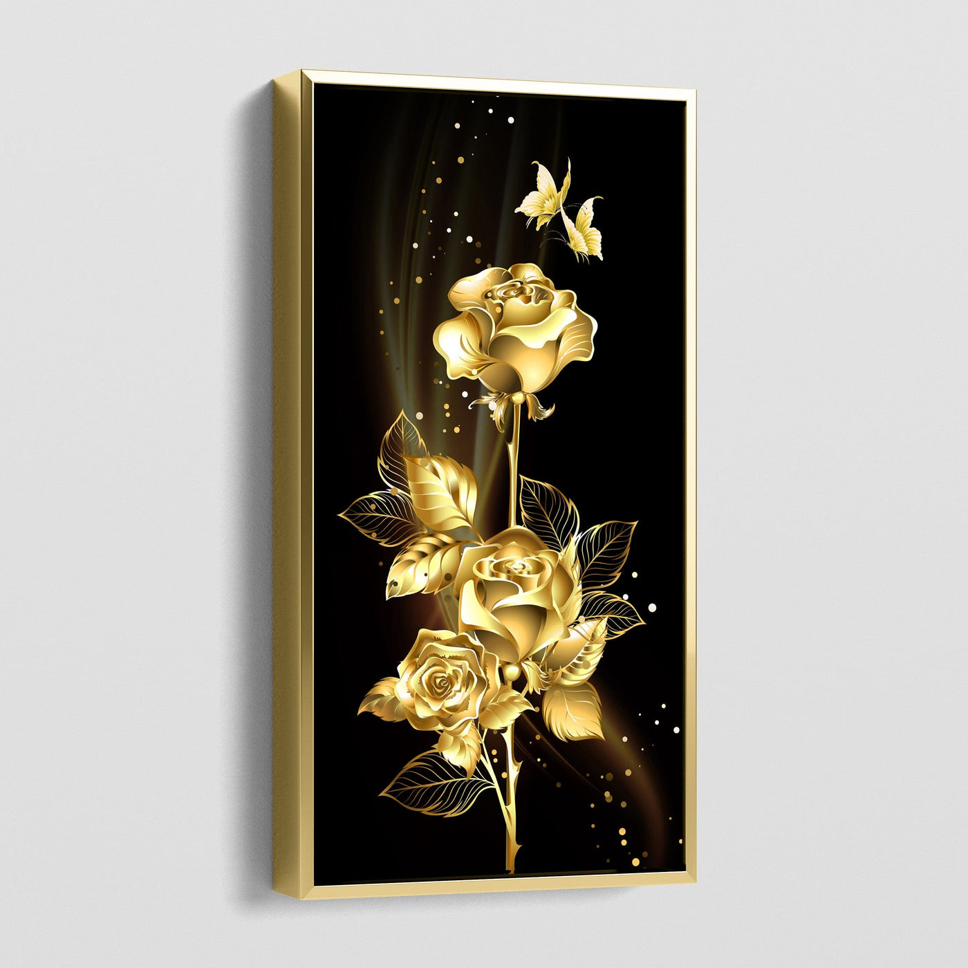 GOLD ROSES CANVAS