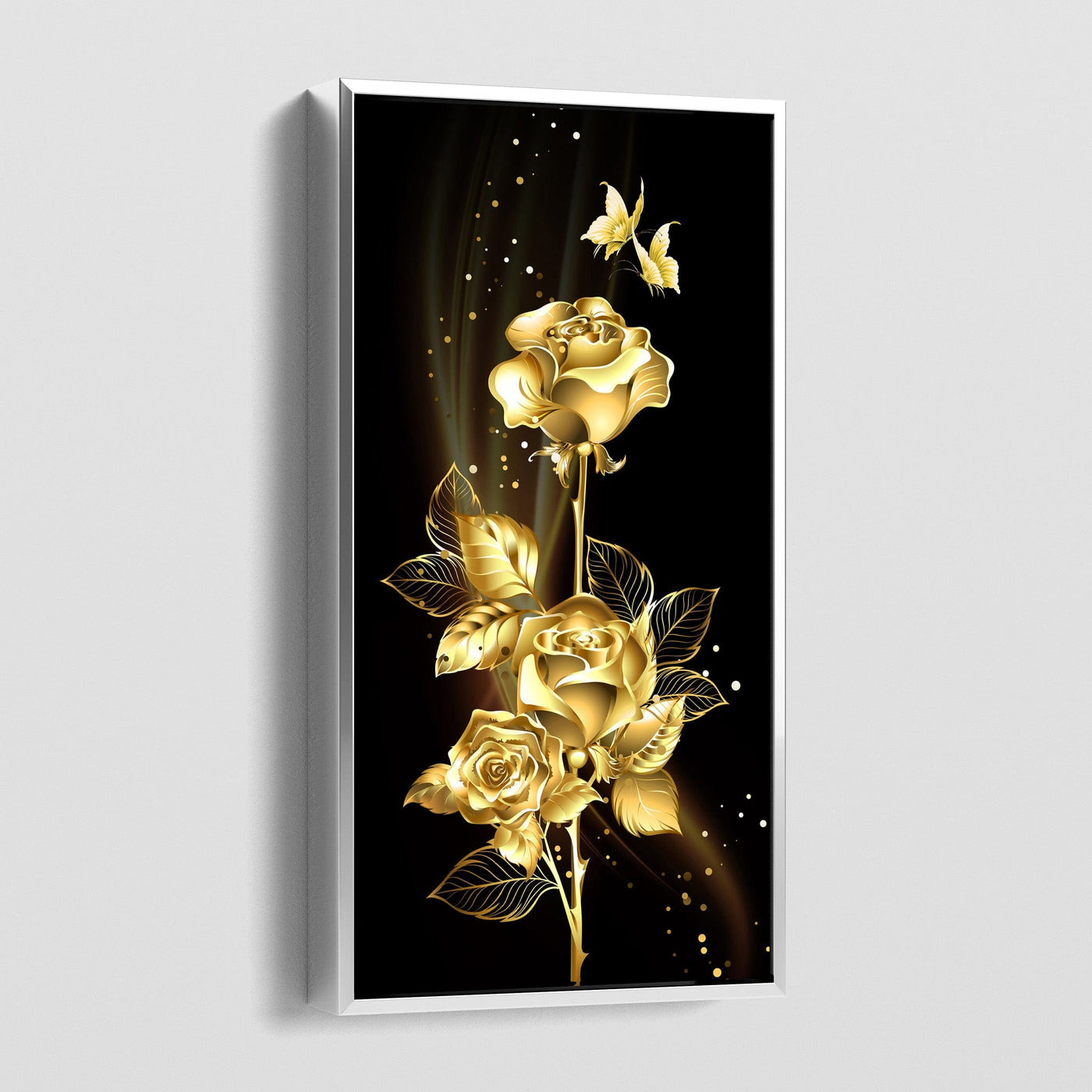 GOLD ROSES CANVAS