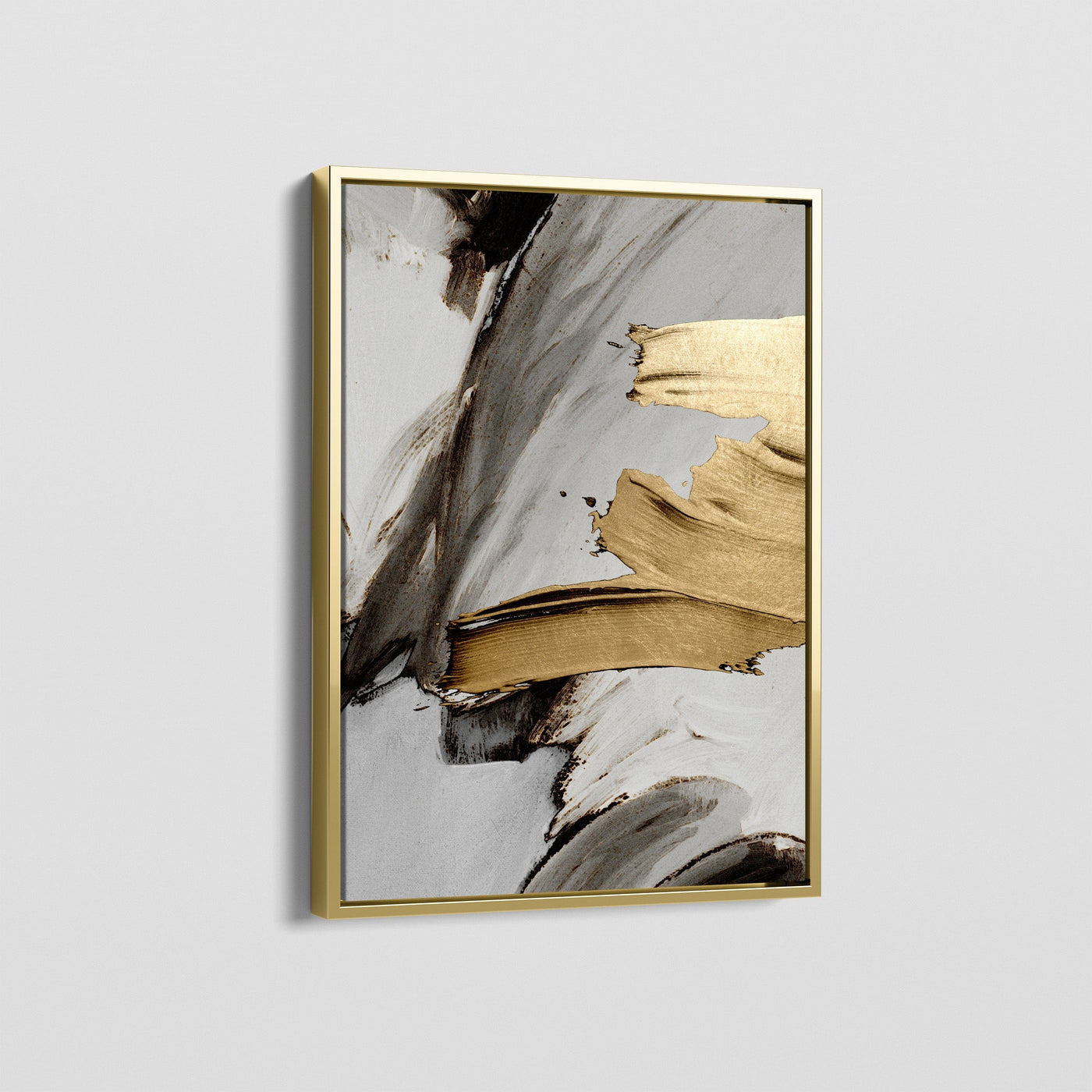 GOLD AND GREY CANVAS