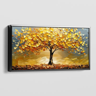 GOLD TREE SUNSET CANVAS