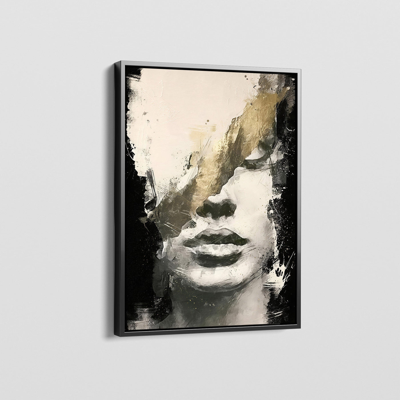 GOLDEN FACE CANVAS