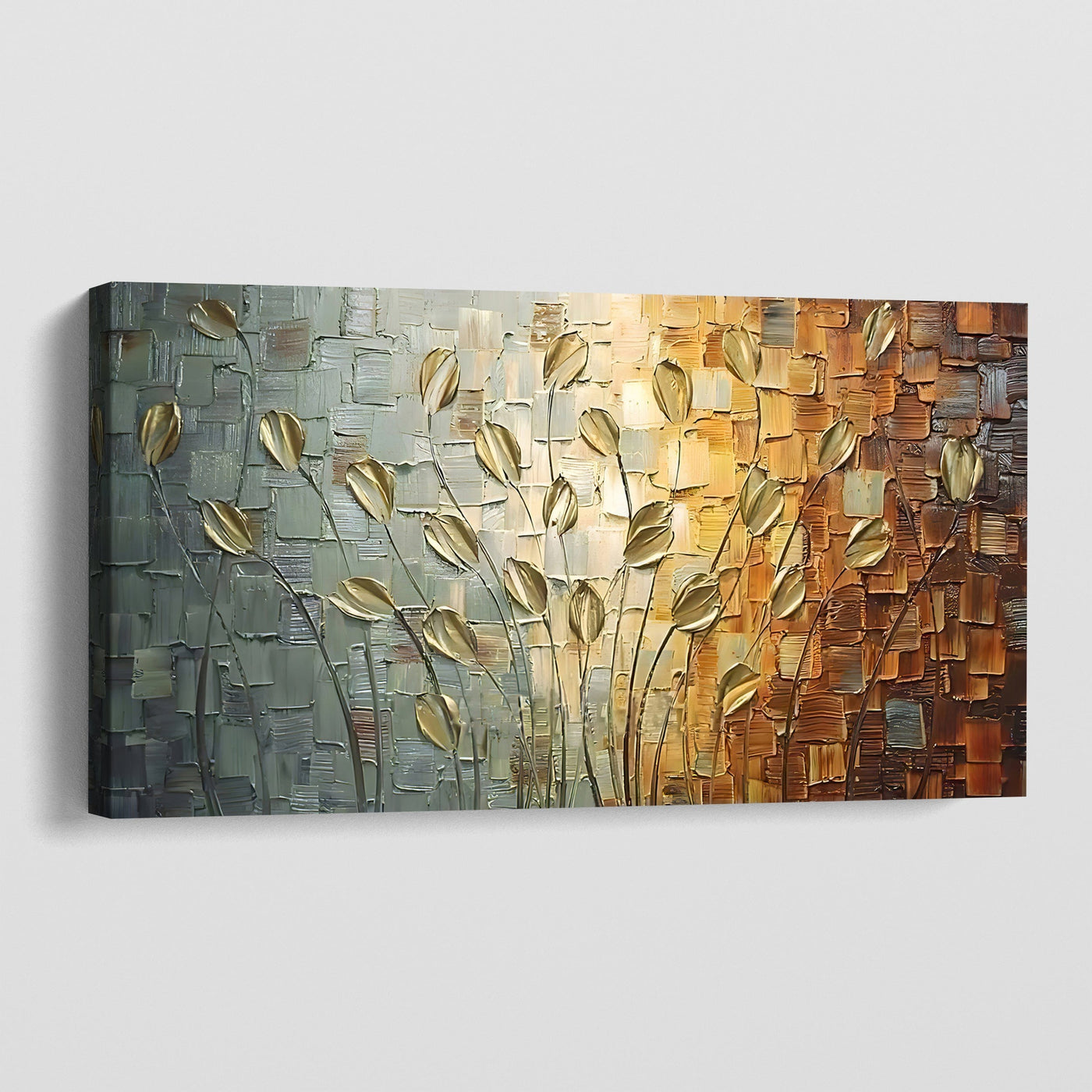 GOLDEN LEAVES CANVAS