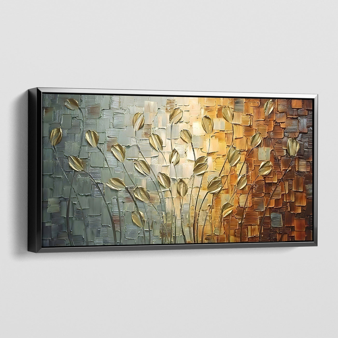 GOLDEN LEAVES CANVAS