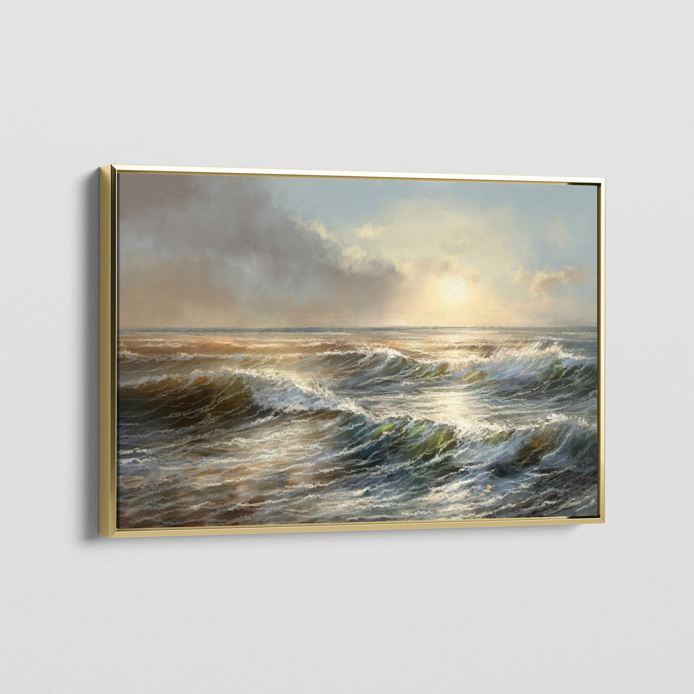 GOLDEN WAVES CANVAS