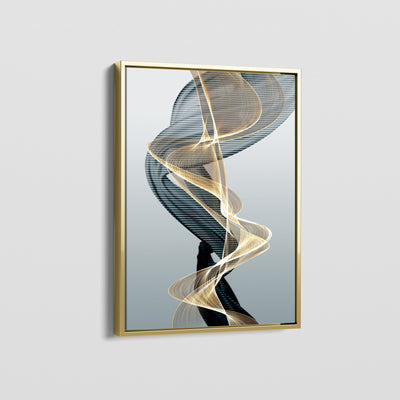 GOLDEN ABSTRACT - B CANVAS