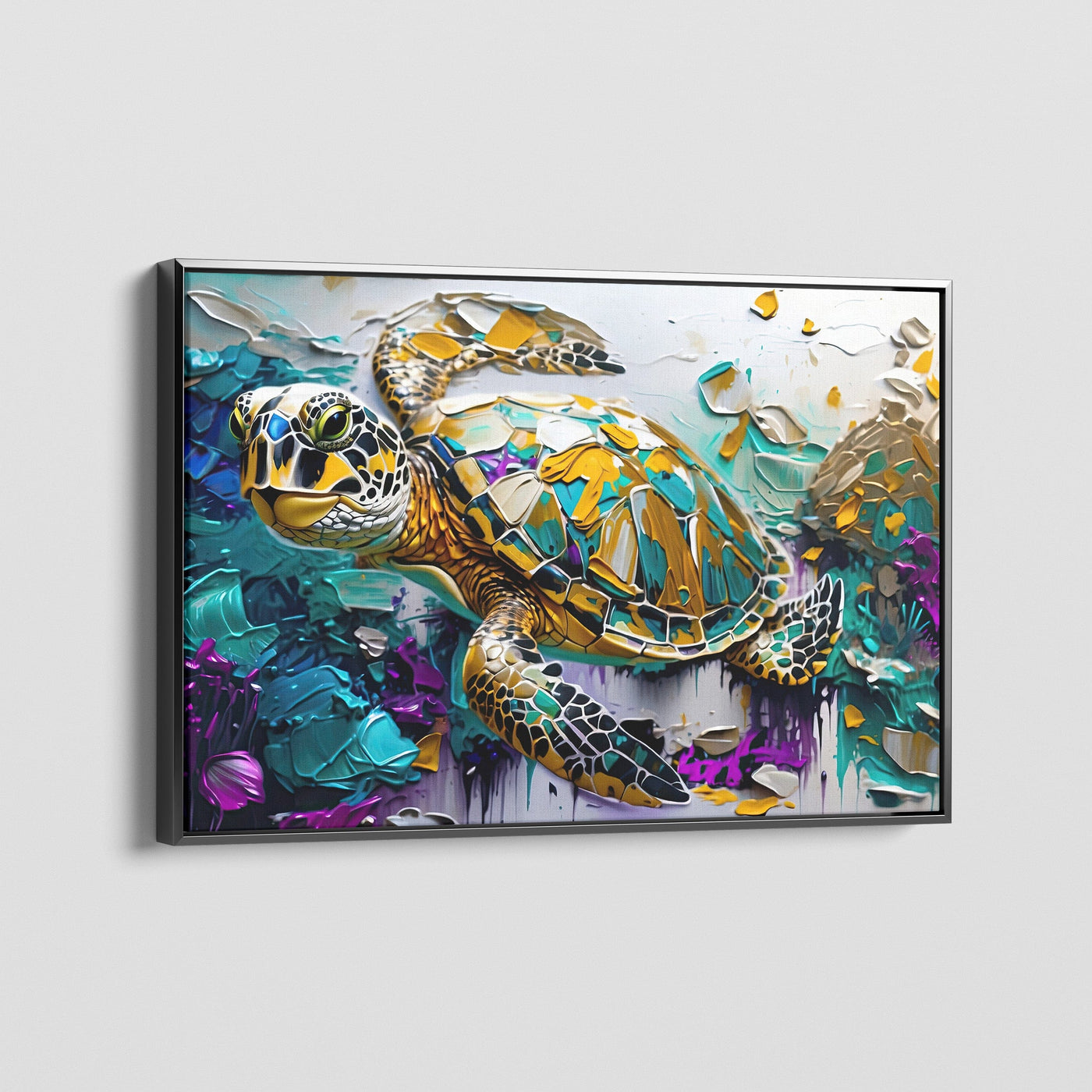 GRAFFITI TURTLE CANVAS