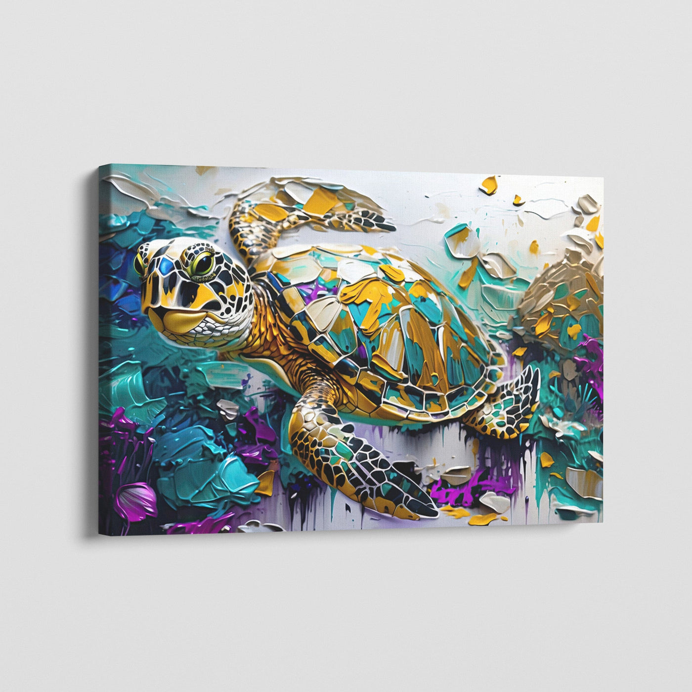 GRAFFITI TURTLE CANVAS