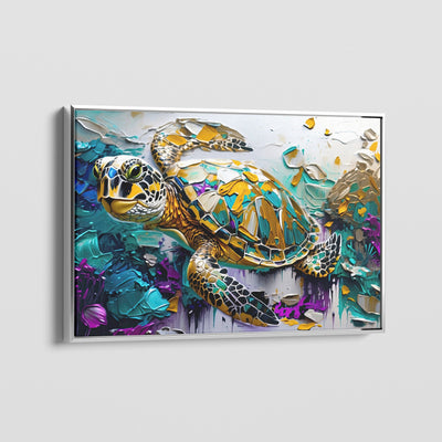 GRAFFITI TURTLE CANVAS