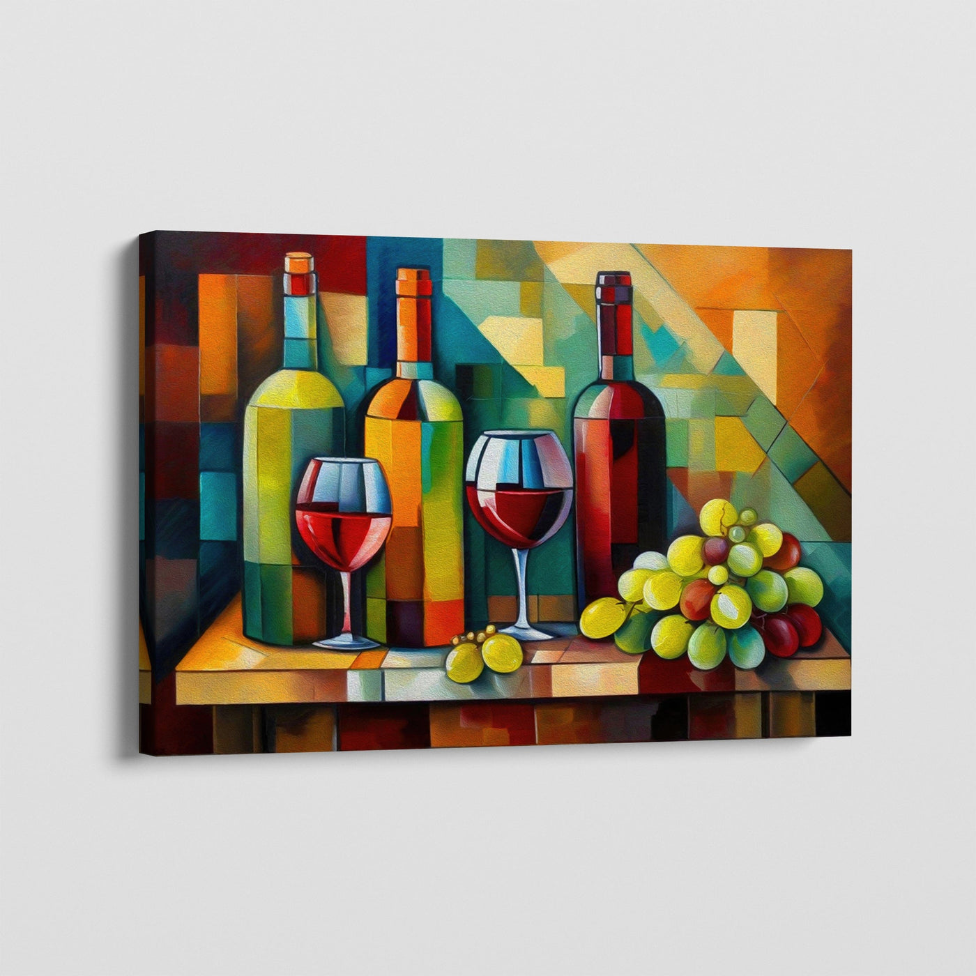 GRAPES AND WINE CANVAS