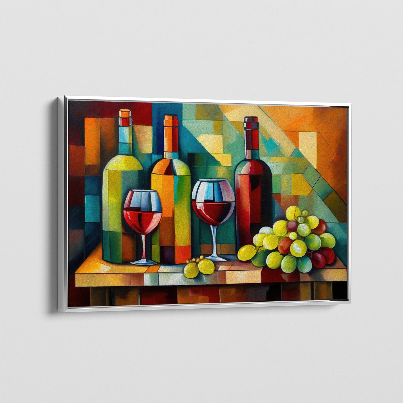 GRAPES AND WINE CANVAS