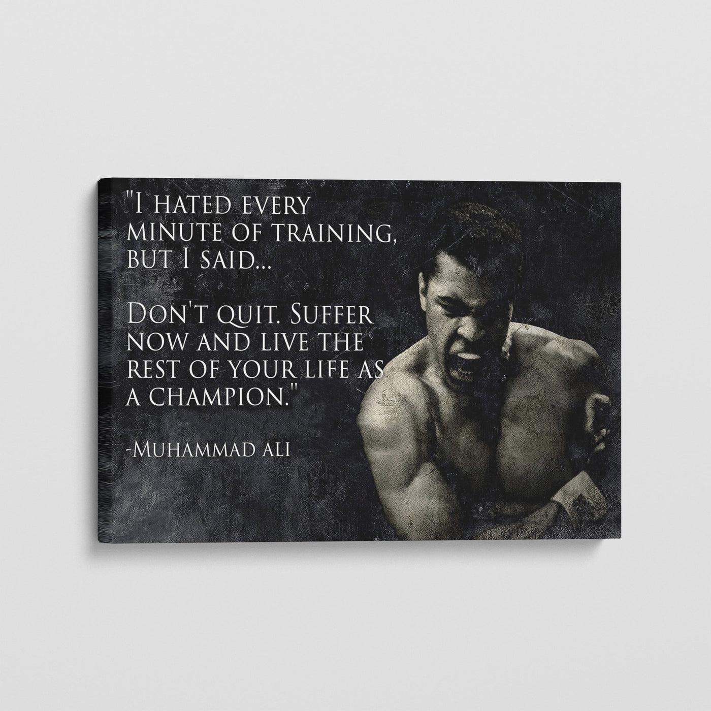 KING ALI MOTIVATION CANVAS