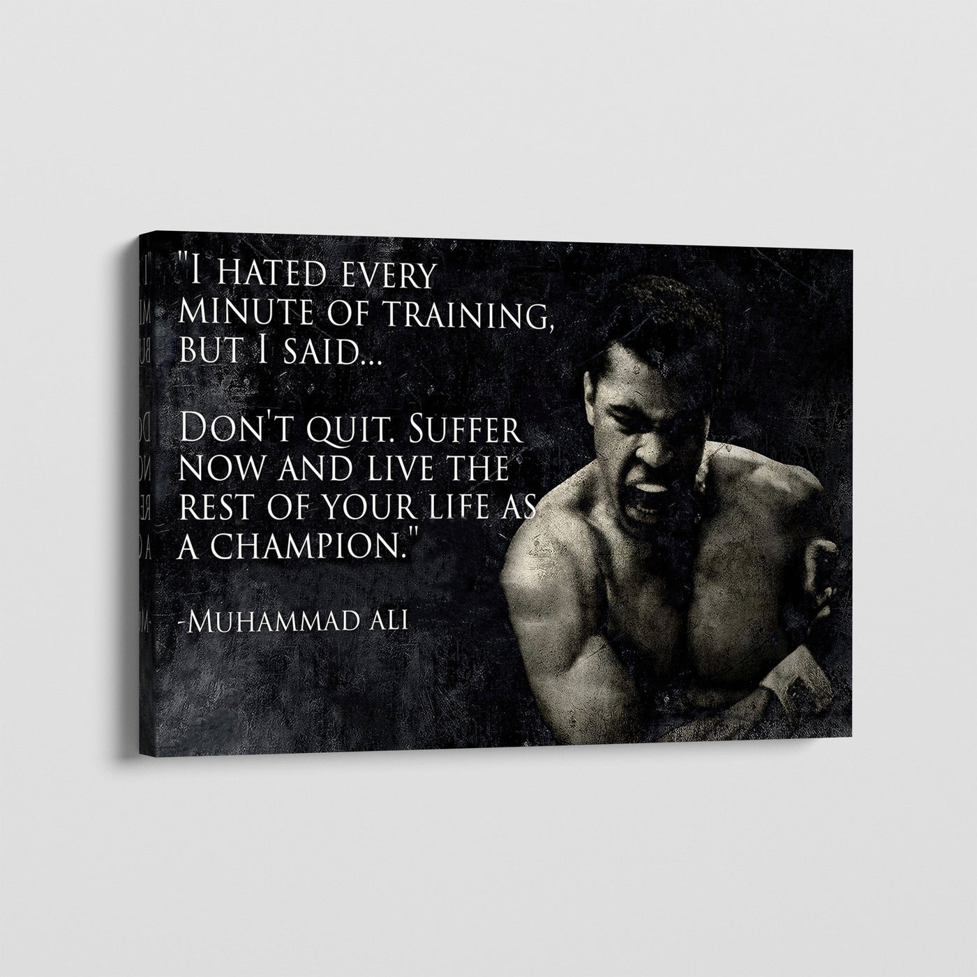 KING ALI MOTIVATION CANVAS