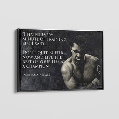 KING ALI MOTIVATION CANVAS