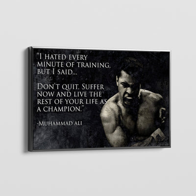 KING ALI MOTIVATION CANVAS