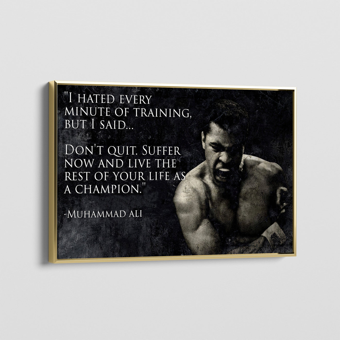 KING ALI MOTIVATION CANVAS