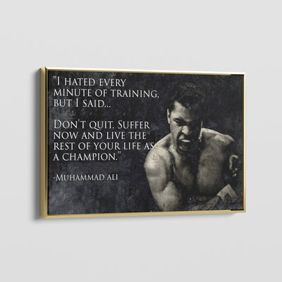 KING ALI MOTIVATION CANVAS