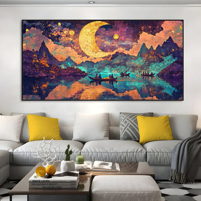 LUMINOUS ECLIPSED VOYAGE CANVAS