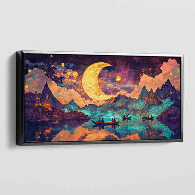LUMINOUS ECLIPSED VOYAGE CANVAS