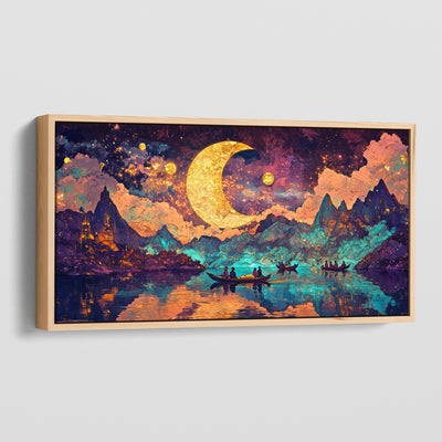 LUMINOUS ECLIPSED VOYAGE CANVAS