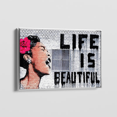 LIFE IS BEAUTIFUL FRIDA KAHLO CANVAS