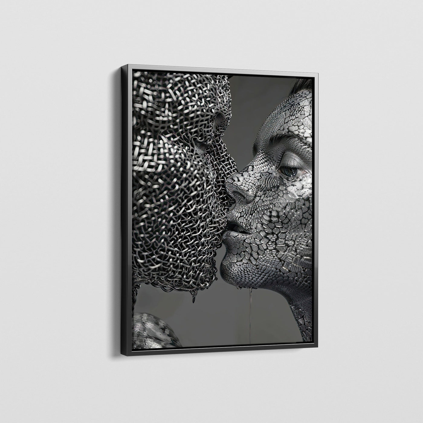 METAL KISS CANVAS