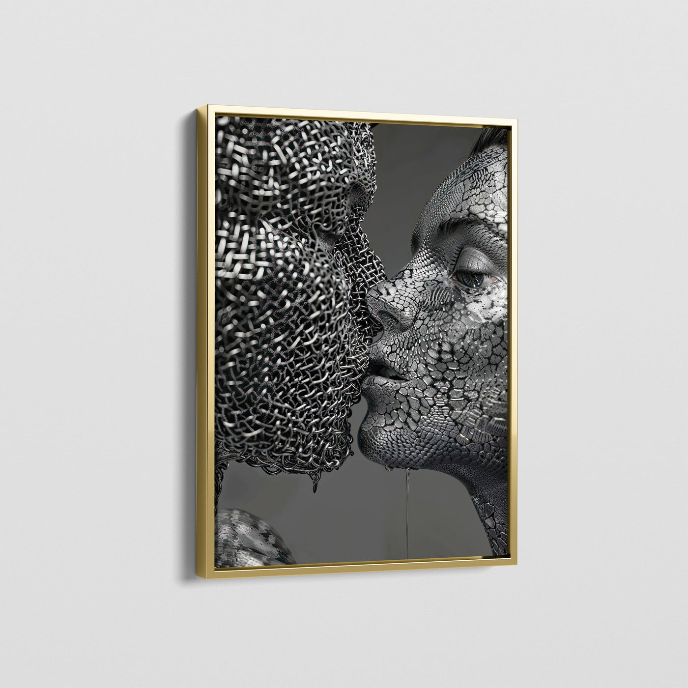 METAL KISS CANVAS