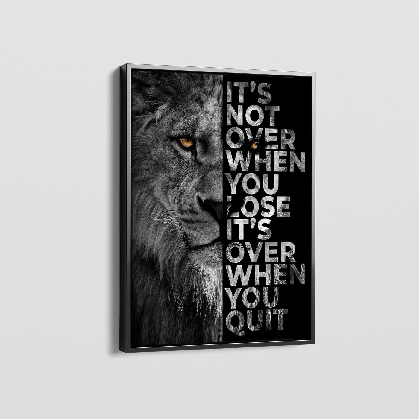 NEVER QUIT CANVAS